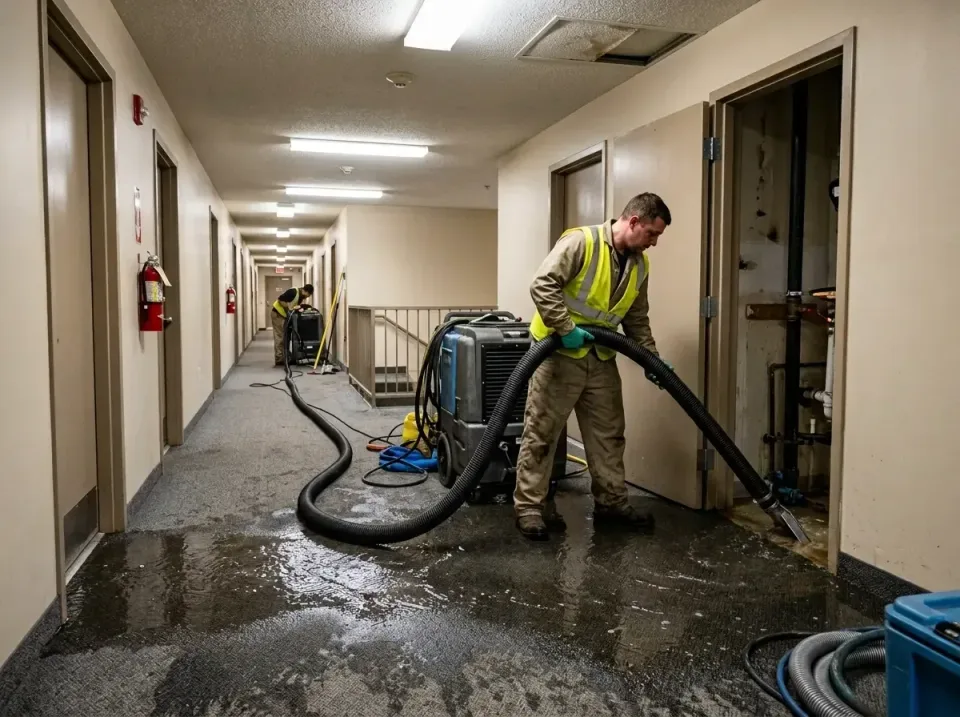 multi-unit-apartment-hallway-f-005 — frequently asked questions, Emergency Burst Pipe Water Extraction & Removal in Swartzvi…